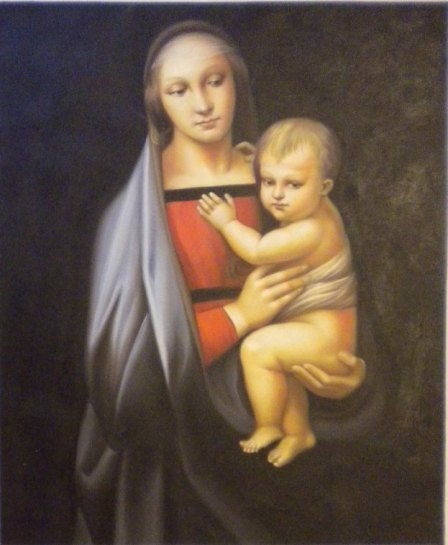 Vendita falso d'autore Madonna con bambino - ALTA QUALITA' di Raffaello